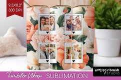 Flowers Photo Tumbler PNG - Floral Picture Tumbler Wrap Product Image 1