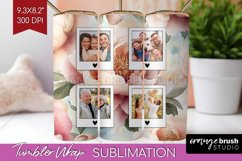 Flowers Photo Tumbler PNG - Floral Picture Tumbler Wrap Product Image 1