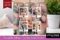 Flowers Photo Tumbler PNG - Floral Picture Tumbler Wrap Product Image 1