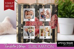 Flowers Photo Tumbler PNG - Floral Picture Tumbler Wrap Product Image 1