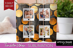 Rose Gold Photo Tumbler PNG - Abstract Picture Tumbler Wrap Product Image 1
