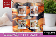 Rose Gold Photo Tumbler PNG - Abstract Picture Tumbler Wrap Product Image 1