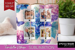 Floral Photo Tumbler PNG - Sping Flowers Picture Tumbler Product Image 1