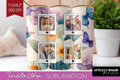Floral Photo Tumbler PNG - Sping Flowers Picture Tumbler Product Image 1