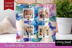 Floral Photo Tumbler PNG - Sping Flowers Picture Tumbler Product Image 1