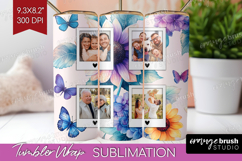 Floral Photo Tumbler PNG - Sping Flowers Picture Tumbler Product Image 1