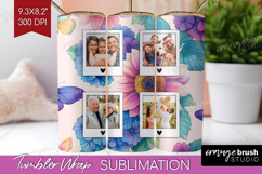 Floral Photo Tumbler PNG - Sping Flowers Picture Tumbler Product Image 1