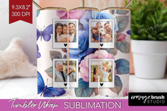 Floral Photo Tumbler PNG - Sping Flowers Picture Tumbler Product Image 1