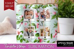 Spring Photo Tumbler PNG - Flowers Picture Tumbler Wrap Product Image 1