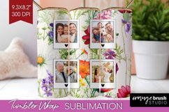 Spring Photo Tumbler PNG - Flowers Picture Tumbler Wrap Product Image 1