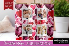Valentines Day Photo Tumbler PNG - Heart Picture Tumbler Product Image 1