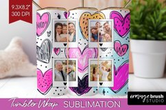 Valentines Day Photo Tumbler PNG - Heart Picture Tumbler Product Image 1