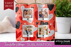 Valentines Day Photo Tumbler PNG - Heart Picture Tumbler Product Image 1