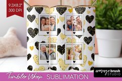 Valentines Day Photo Tumbler PNG - Heart Picture Tumbler Product Image 1