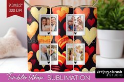 Valentines Day Photo Tumbler PNG - Heart Picture Tumbler Product Image 1