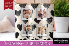 Valentines Day Photo Tumbler PNG - Heart Picture Tumbler Product Image 1