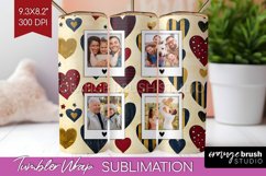 Valentines Day Photo Tumbler PNG - Heart Picture Tumbler Product Image 1