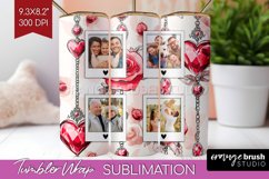 Valentines Day Photo Tumbler PNG - Heart Picture Tumbler Product Image 1