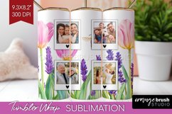 Wildflowers Photo Tumbler PNG - Floral Picture Tumbler Wrap Product Image 1
