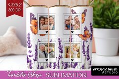 Wildflowers Photo Tumbler PNG - Floral Picture Tumbler Wrap Product Image 1