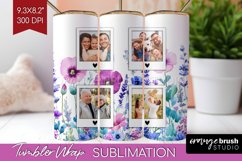 Wildflowers Photo Tumbler PNG - Floral Picture Tumbler Wrap Product Image 1