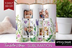 Wildflowers Photo Tumbler PNG - Floral Picture Tumbler Wrap Product Image 1