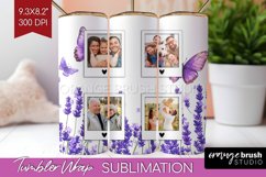 Wildflowers Photo Tumbler PNG - Floral Picture Tumbler Wrap Product Image 1