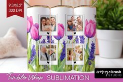 Wildflowers Photo Tumbler PNG - Floral Picture Tumbler Wrap Product Image 1