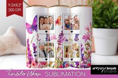 Wildflowers Photo Tumbler PNG - Floral Picture Tumbler Wrap Product Image 1