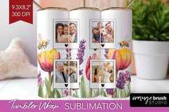 Wildflowers Photo Tumbler PNG - Floral Picture Tumbler Wrap Product Image 1