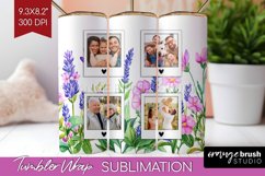 Wildflowers Photo Tumbler PNG - Floral Picture Tumbler Wrap Product Image 1