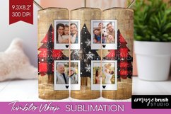 Christmas Photo Tumbler PNG - Christmas Tree Picture Tumbler Product Image 1