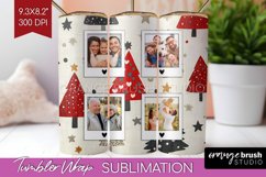 Christmas Photo Tumbler PNG - Christmas Tree Picture Tumbler Product Image 1