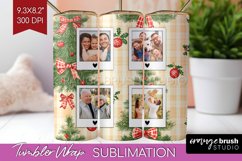 Christmas Photo Tumbler PNG - Christmas Tree Picture Tumbler Product Image 1
