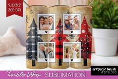 Christmas Photo Tumbler PNG - Christmas Tree Picture Tumbler Product Image 1