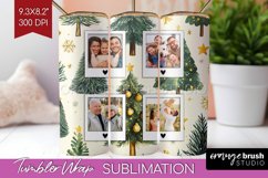 Christmas Photo Tumbler PNG - Christmas Tree Picture Tumbler Product Image 1