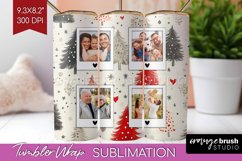 Christmas Photo Tumbler PNG - Christmas Tree Picture Tumbler Product Image 1