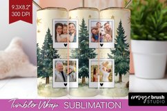Christmas Photo Tumbler PNG - Christmas Tree Picture Tumbler Product Image 1