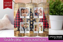 Christmas Photo Tumbler PNG - Christmas Tree Picture Tumbler Product Image 1