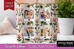 Flowers Photo Tumbler PNG - Vintage Floral Picture Tumbler Product Image 1