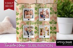 Flowers Photo Tumbler PNG - Vintage Floral Picture Tumbler Product Image 1