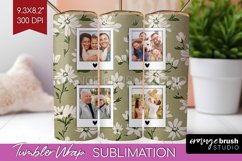 Flowers Photo Tumbler PNG - Vintage Floral Picture Tumbler Product Image 1