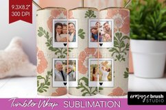 Flowers Photo Tumbler PNG - Vintage Floral Picture Tumbler Product Image 1