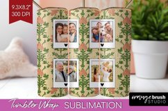 Flowers Photo Tumbler PNG - Vintage Floral Picture Tumbler Product Image 1