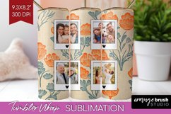 Flowers Photo Tumbler PNG - Vintage Floral Picture Tumbler Product Image 1
