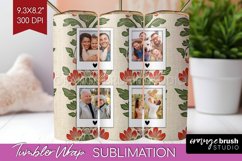 Flowers Photo Tumbler PNG - Vintage Floral Picture Tumbler Product Image 1