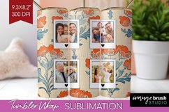 Flowers Photo Tumbler PNG - Vintage Floral Picture Tumbler Product Image 1