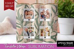 Flowers Photo Tumbler PNG - Vintage Floral Picture Tumbler Product Image 1