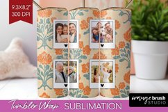 Flowers Photo Tumbler PNG - Vintage Floral Picture Tumbler Product Image 1