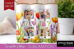 Wildflowers Photo Tumbler PNG - Summer Flowers Picture Wrap Product Image 1